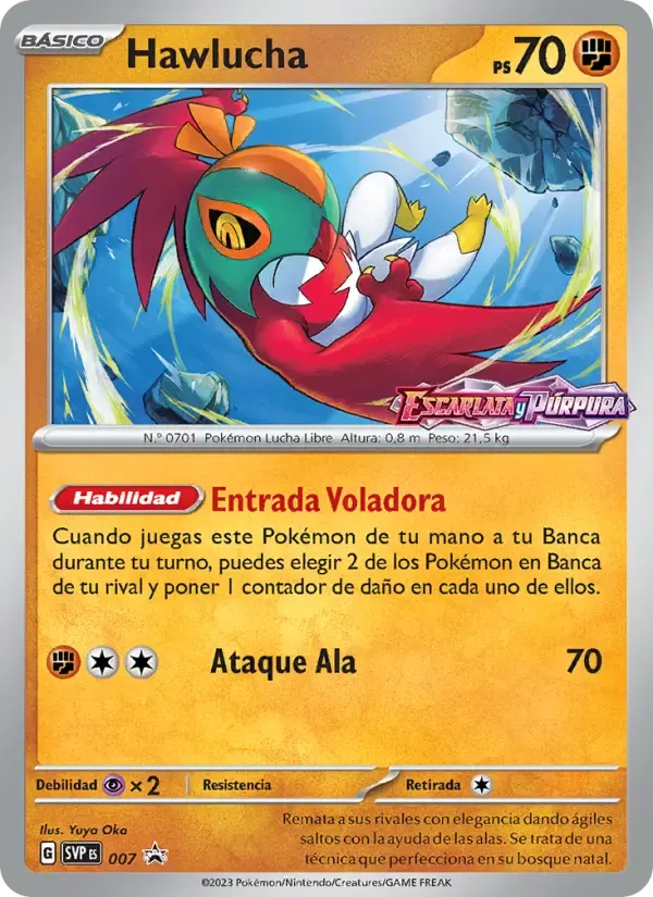 Hawlucha — SVP Black Star Promos 7 Spanish Pokémon card
