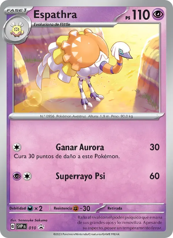 Espathra — SVP Black Star Promos 10 Spanish Pokémon card