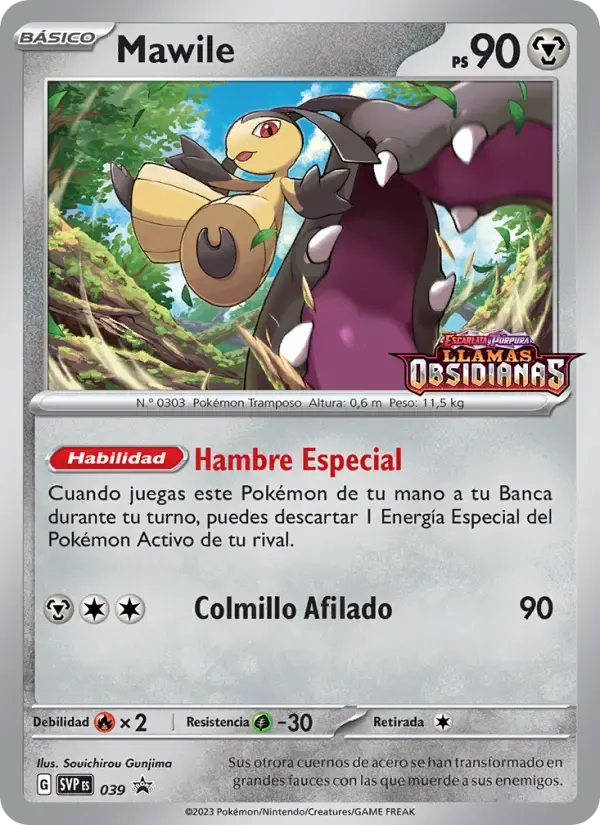 Mawile — SVP Black Star Promos 39 Spanish Pokémon card