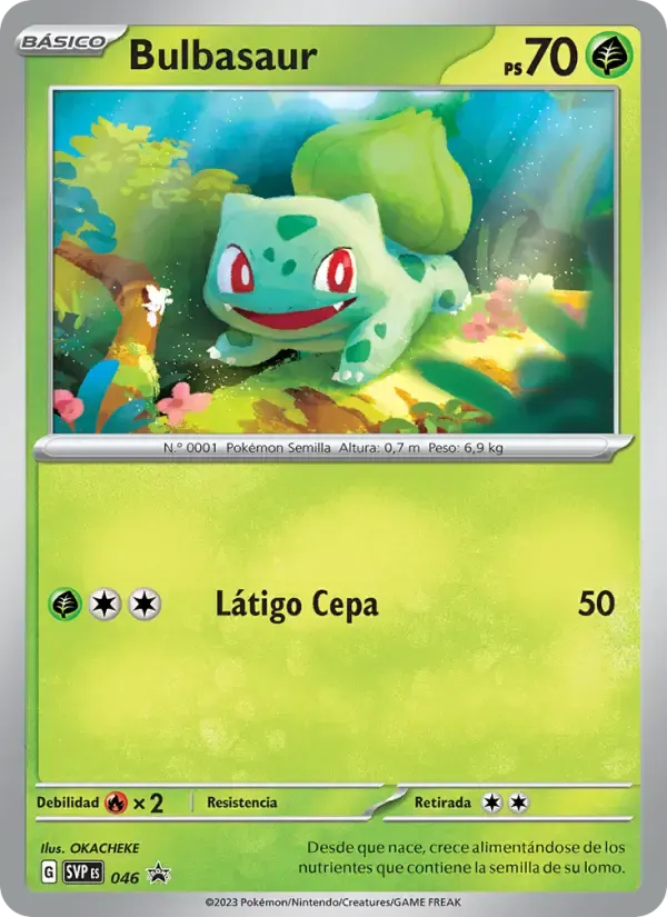 Bulbasaur — SVP Black Star Promos 46 Spanish Pokémon card