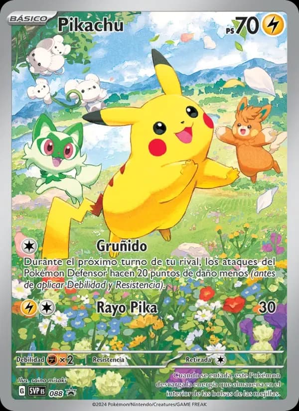 Pikachu — SVP Black Star Promos 88 Spanish Pokémon card