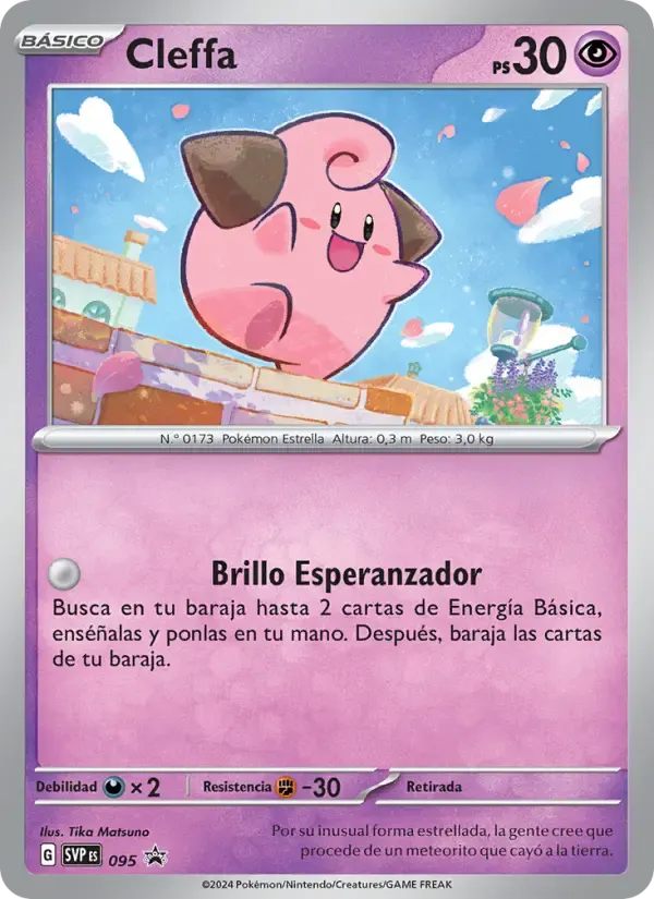 Cleffa — SVP Black Star Promos 95 Spanish Pokémon card
