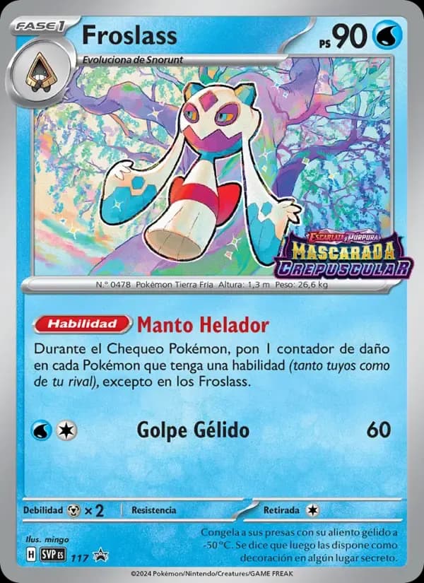 Froslass — SVP Black Star Promos 117 Spanish Pokémon card