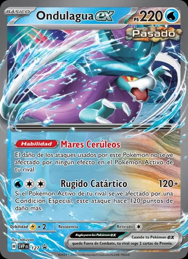 Ondulagua ex — SVP Black Star Promos 127 Spanish Pokémon card