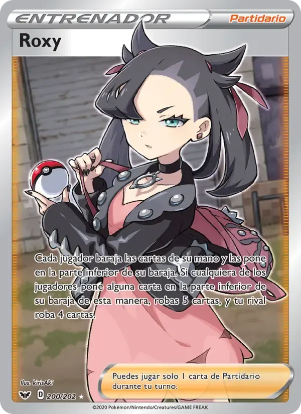 Roxy — Espada y Escudo 200 Spanish Pokémon card