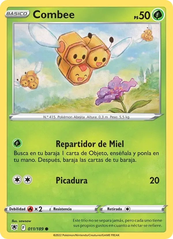 Combee — Resplandor Astral 11 Spanish Pokémon card