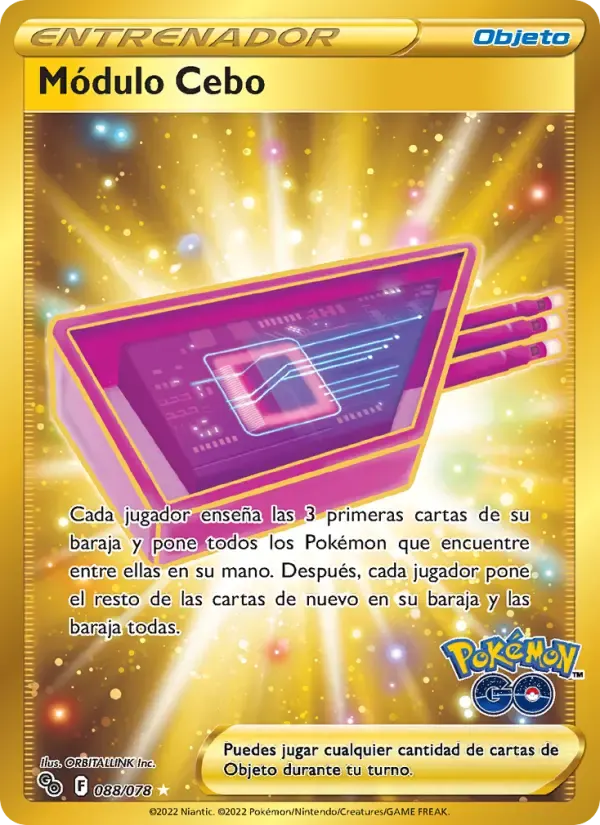 Módulo Cebo — Pokémon GO 88 Spanish Pokémon card