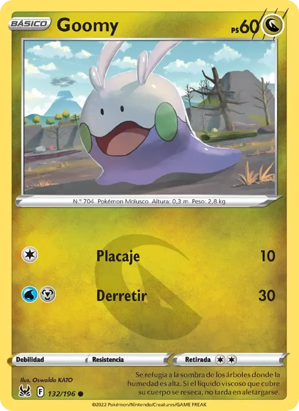 Goomy — Origen Perdido 132 Spanish Pokémon card