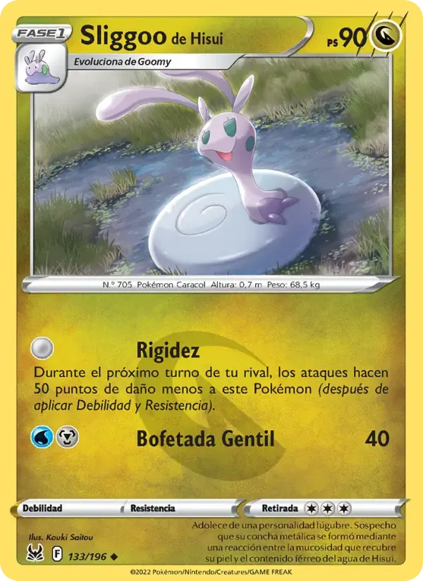 Sliggoo de Hisui — Origen Perdido 133 Spanish Pokémon card