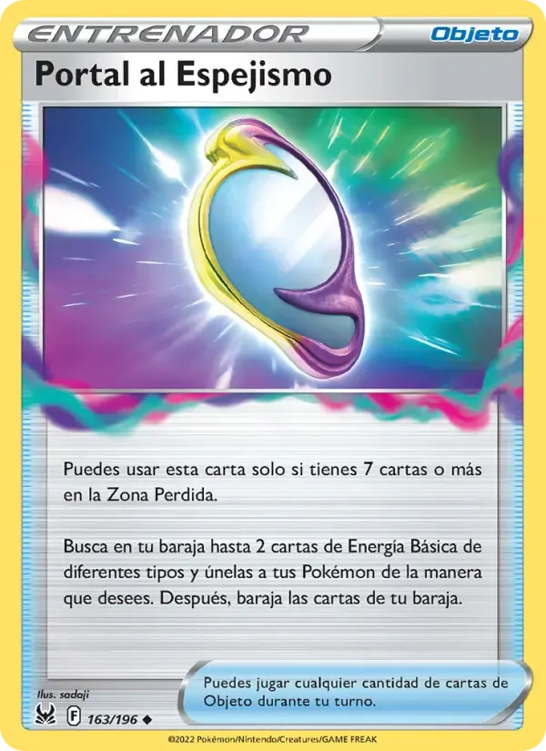 Portal al Espejismo — Origen Perdido 163 Spanish Pokémon card