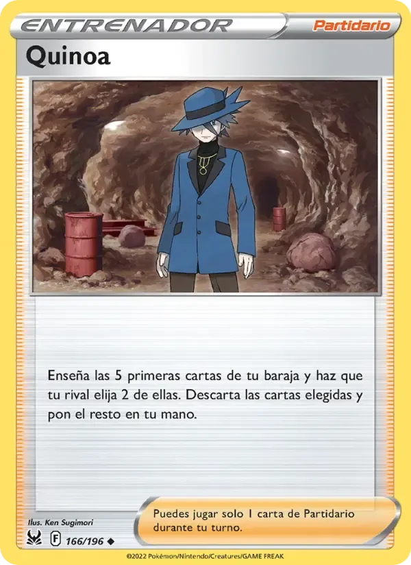 Quinoa — Origen Perdido 166 Spanish Pokémon card