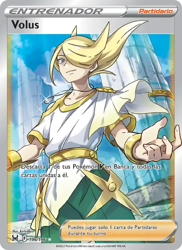 Volus — Origen Perdido 196 Spanish Pokémon card