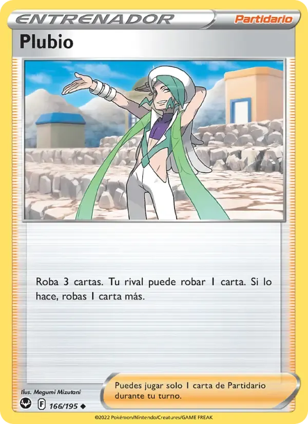 Plubio — Tempestad Plateada 166 Spanish Pokémon card