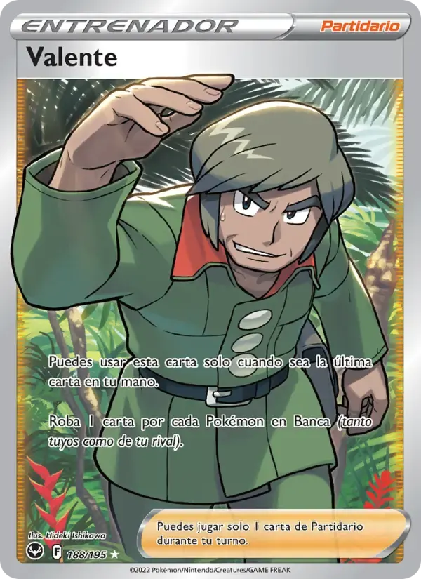 Valente — Tempestad Plateada 188 Spanish Pokémon card