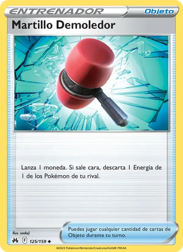 Martillo Demoledor — Cenit Supremo 125 Spanish Pokémon card