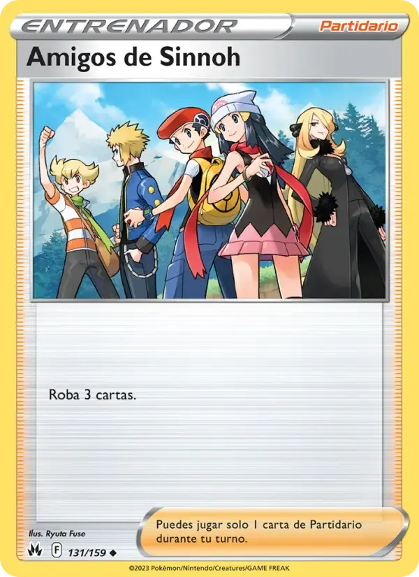 Amigos de Sinnoh — Cenit Supremo 131 Spanish Pokémon card