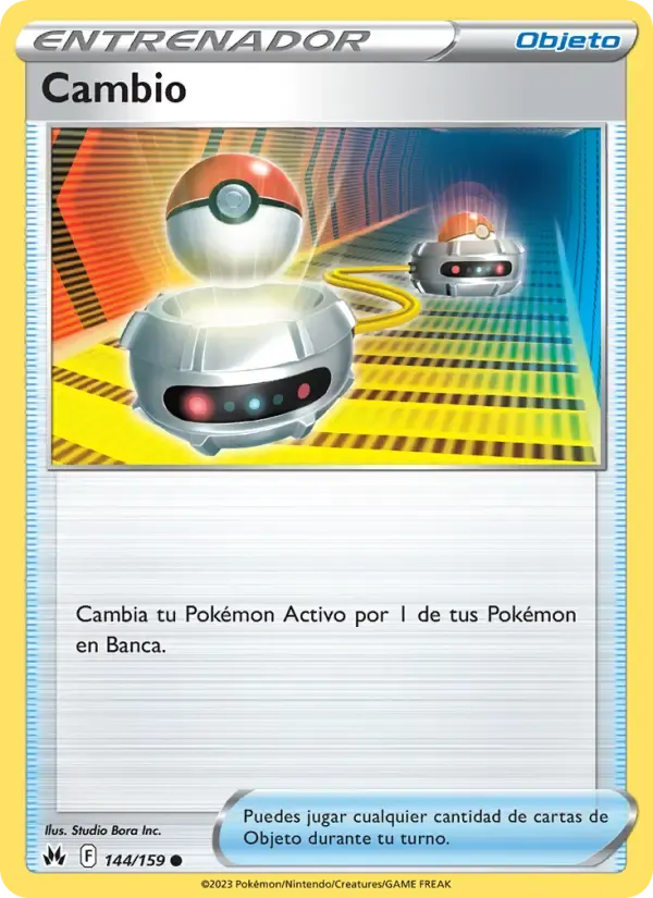 Cambio — Cenit Supremo 144 Spanish Pokémon card