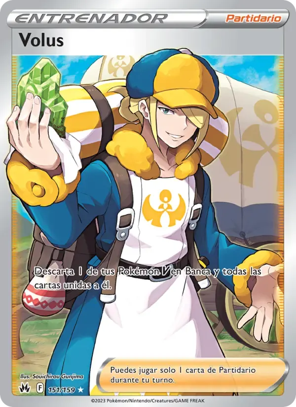 Volus — Cenit Supremo 151 Spanish Pokémon card