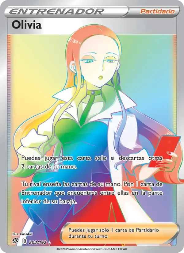 Olivia — Choque Rebelde 202 Spanish Pokémon card