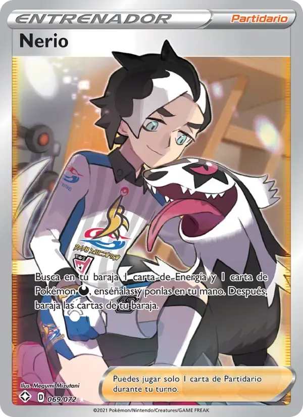 Nerio — Destinos Brillantes 69 Spanish Pokémon card
