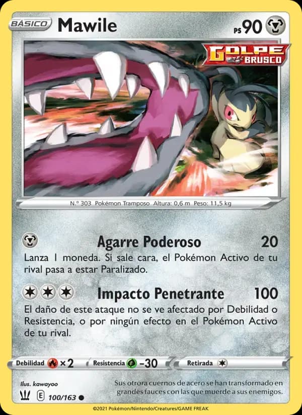 Mawile — Estilos de Combate 100 Spanish Pokémon card