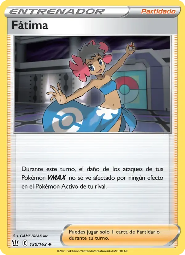 Fátima — Estilos de Combate 130 Spanish Pokémon card