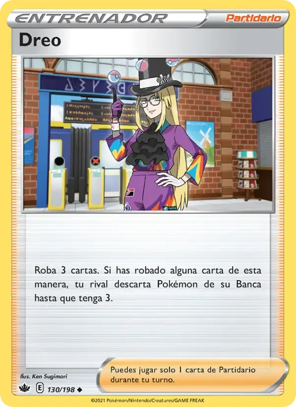 Dreo — Reinado Escalofriante 130 Spanish Pokémon card
