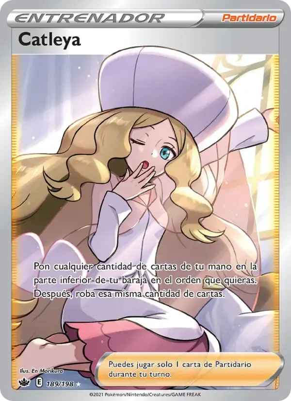 Catleya — Reinado Escalofriante 189 Spanish Pokémon card