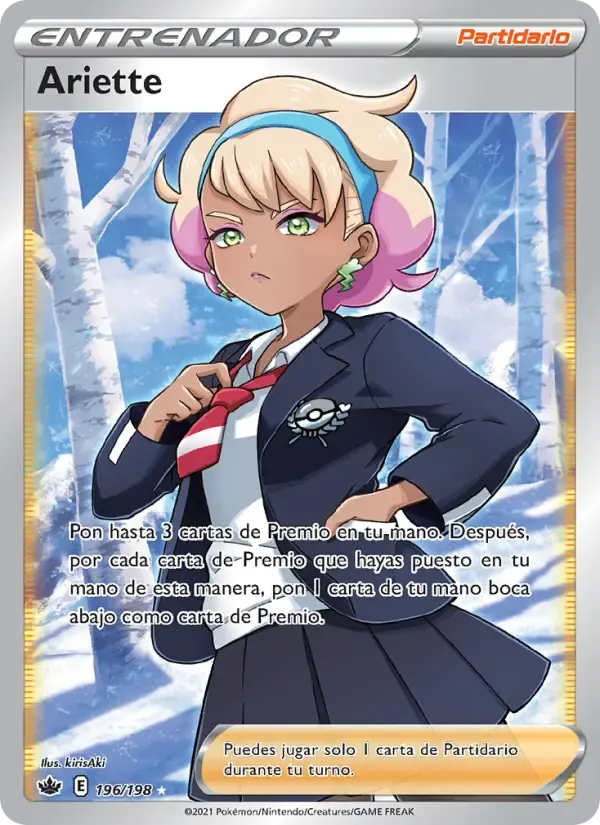 Ariette — Reinado Escalofriante 196 Spanish Pokémon card