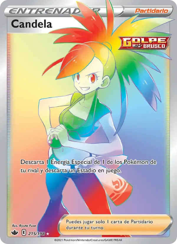 Candela — Reinado Escalofriante 215 Spanish Pokémon card