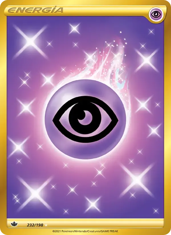 Energía Psíquica — Reinado Escalofriante 232 Spanish Pokémon card