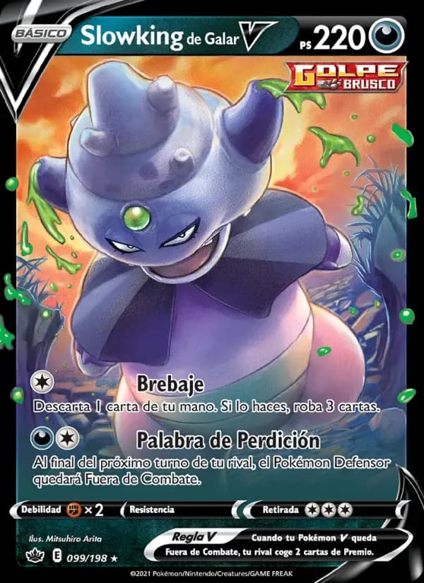 Slowking de Galar V — Reinado Escalofriante 99 Spanish Pokémon card