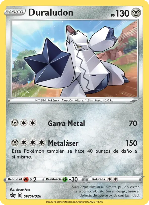Duraludon — Cartas de promoción ESES SWSH028 Spanish Pokémon card