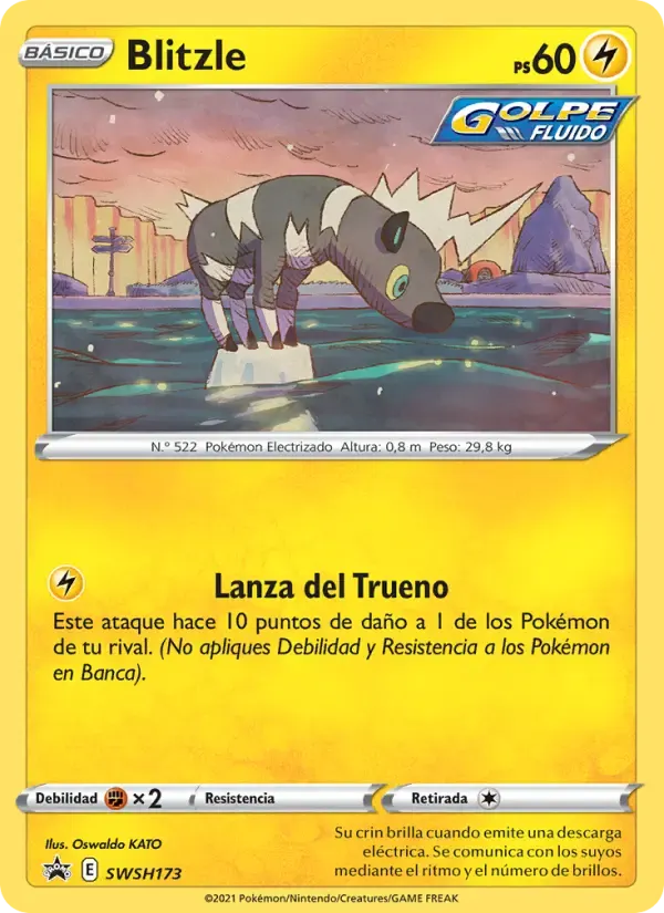 Blitzle — Cartas de promoción ESES SWSH173 Spanish Pokémon card