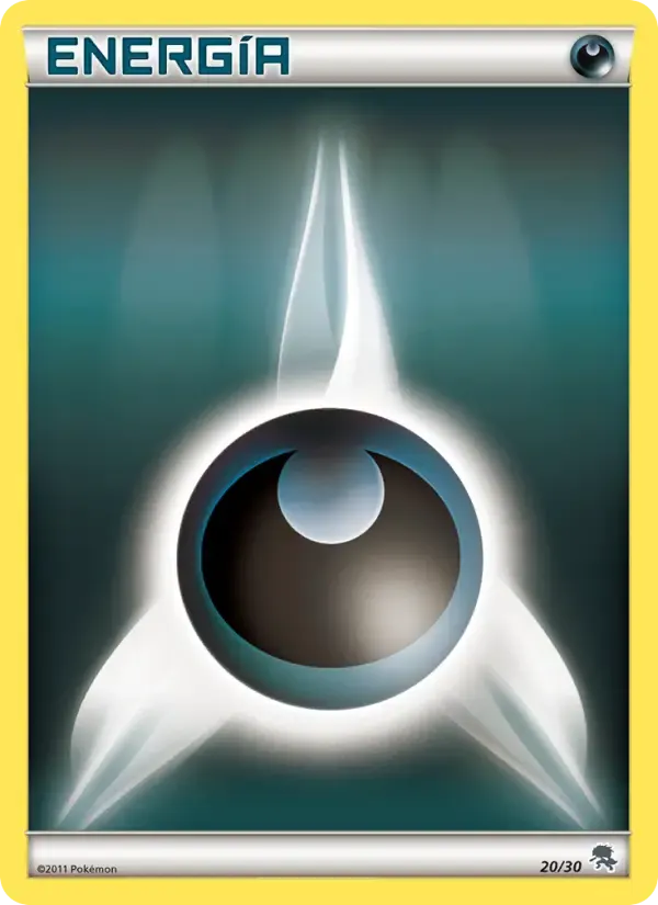 Energía Oscura — Kit de Entrenador XY (Pikachu Enmascarada) 20 Spanish Pokémon card