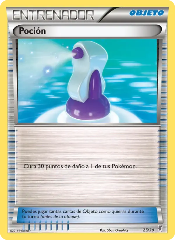 Poción — Kit de Entrenador XY (Bisharp) 25 Spanish Pokémon card