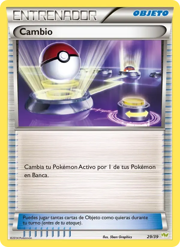Cambio — Kit de Entrenador XY (Noivern) 29 Spanish Pokémon card