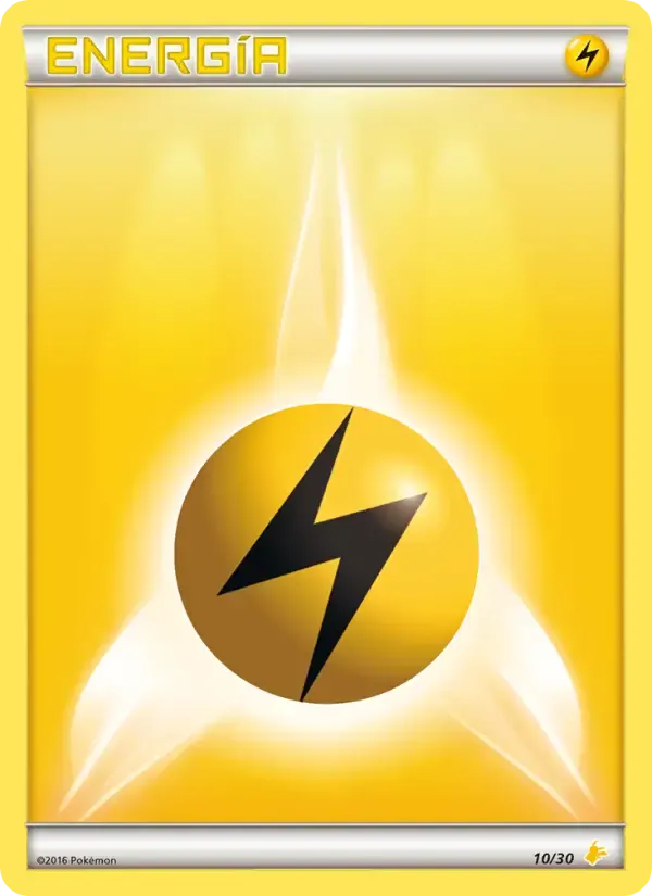 Energía Rayo — Kit de Entrenador XY (Pikachu Enmascarada) 10 Spanish Pokémon card