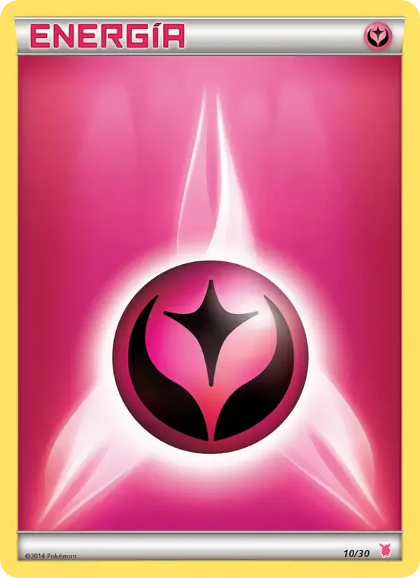 Energía Hada — Kit de Entrenador XY (Wigglytuff) 10 Spanish Pokémon card
