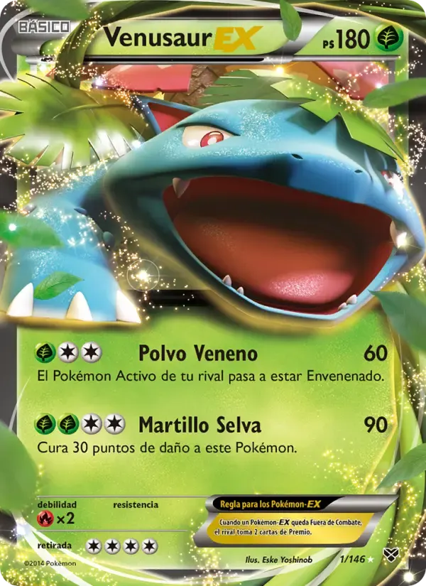 Venusaur EX — XY 1 Spanish Pokémon card