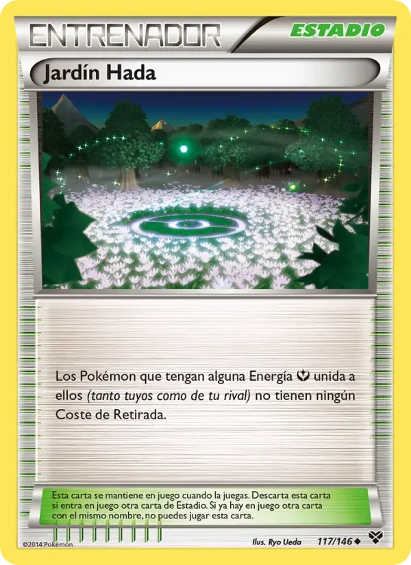 Jardín Hada — XY 117 Spanish Pokémon card