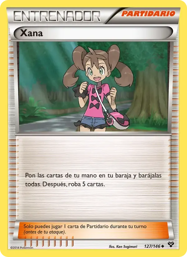 Xana — XY 127 Spanish Pokémon card