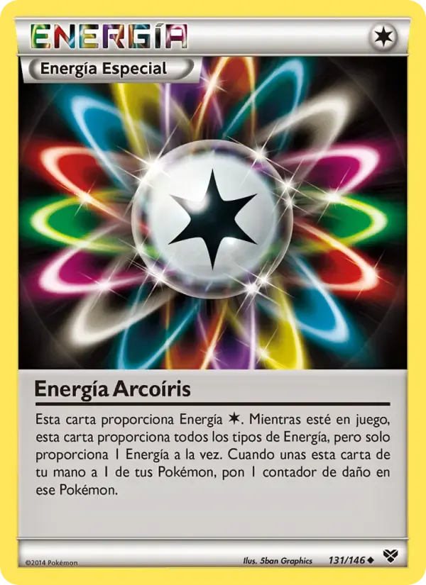 Energía Arcoíris — XY 131 Spanish Pokémon card