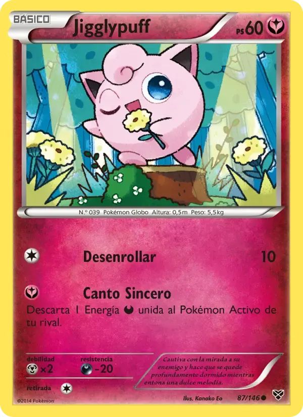 Jigglypuff — XY 87 Spanish Pokémon card