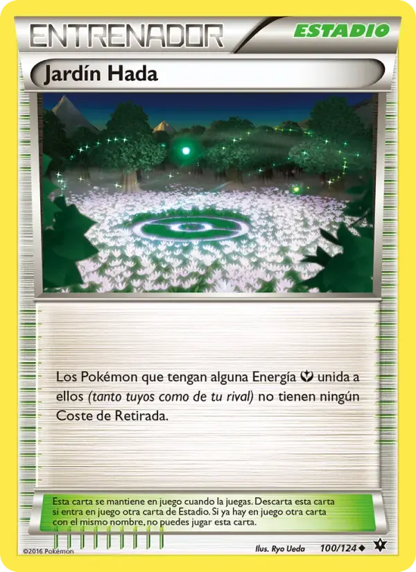 Jardín Hada — Destinos Enfrentados 100 Spanish Pokémon card