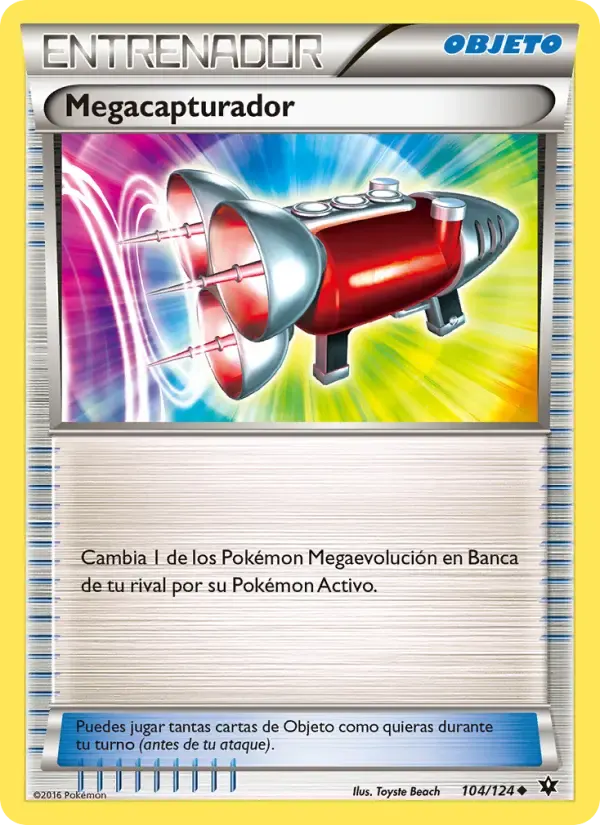 Megacapturador — Destinos Enfrentados 104 Spanish Pokémon card