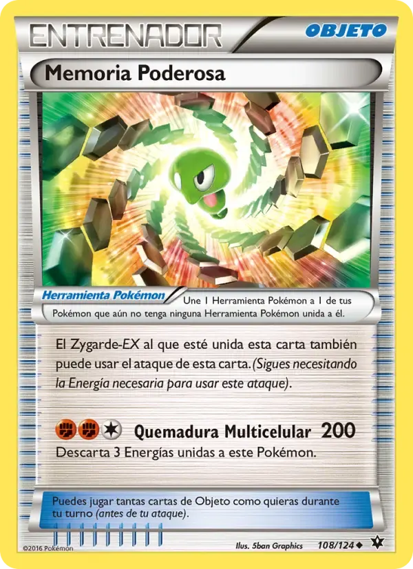 Memoria Poderosa — Destinos Enfrentados 108 Spanish Pokémon card