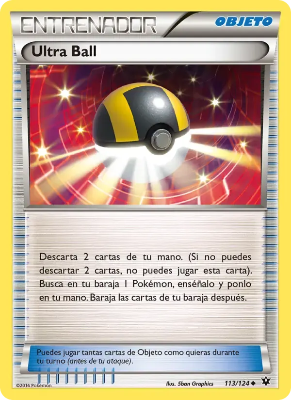 Ultra Ball — Destinos Enfrentados 113 Spanish Pokémon card