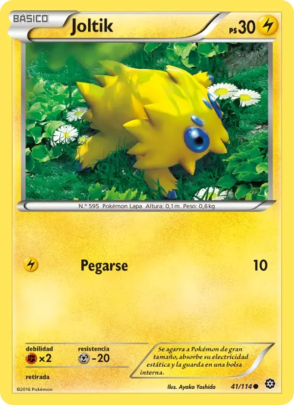 Joltik — Asedio de Vapor 41 Spanish Pokémon card