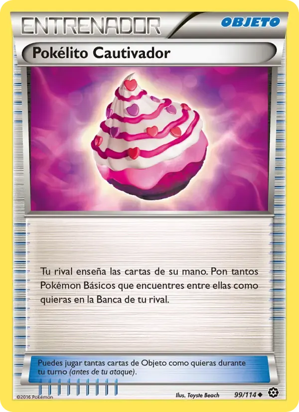Pokélito Cautivador — Asedio de Vapor 99 Spanish Pokémon card
